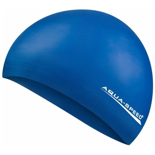 Шапка для плавання Aqua Speed Soft Latex 122-02 5725 темно-синій Уні OSFM (5908217657251)