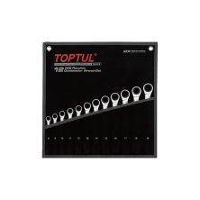 Ключ Toptul комбінований тріскачковий 8-19мм 12шт (GPAQ1202)