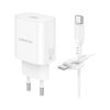 Зарядний пристрій BOROFONE BN26 Fuente USB-C PD20W + cable USB-C to USB-C White (6941991120251) - Зображення 3