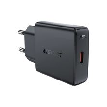 Зарядное устройство Acefast A65 USB-C PD20W GaN ultra-thin Black (6974316282686) Зарядное устройство Acefast A65 USB-C PD20W GaN ultra-thin Black (6974316282686)