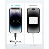 Дата кабель USB-C to Lightning 1.8m nylon 322 black Anker (A81B6G11) - Изображение 2