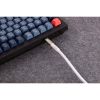 Дата кабель USB-C + USB A to USB-C 1.0m Double-Sleeved Geek white Keychron (CAB20_KEYCHRON) - Зображення 3