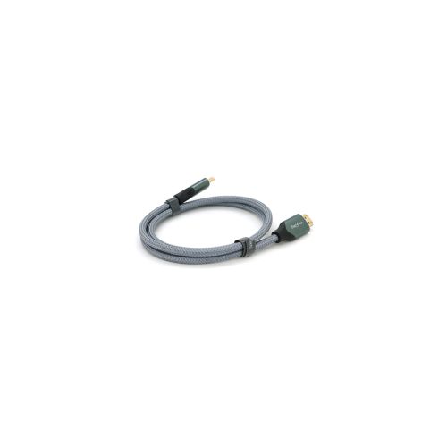 Кабель мультимедийный HDMI M to HDMI M 1.0m 8K silver VEGGIEG (YT-HDMI(M)/(M)V-H401/40356)