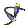 Кабель мультимедійний HDMI M to HDMI M 2.0m 8K60Hz cotton braided blue Vention (ALGLH) - Зображення 3