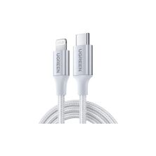Дата кабель USB-C to Lightning 1.0m 3A 60W US304 white UGREEN (70523)