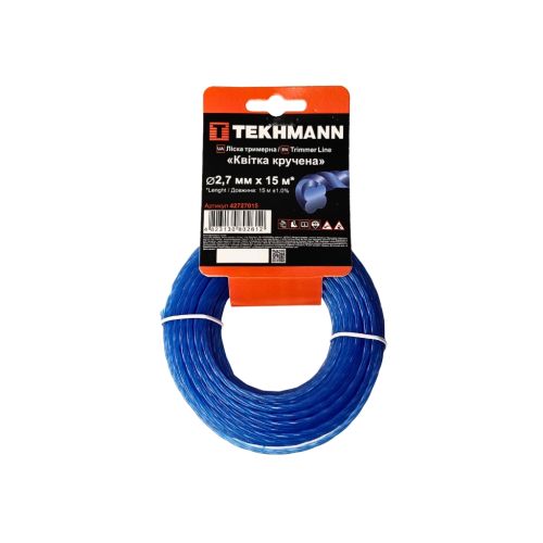 Жилка косильная Tekhmann Цветок крученый 2,7 мм × 15 м (42727015)