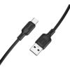 Дата кабель USB 2.0 AM to USB-C 3.0m silicone BX113 black BOROFONE (6941991115554) - Зображення 1