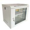 Шкаф настенный GEAR 9U 19 600x450x500 мм, + полка 19, grey (GWMSN-9U-600-450G) - Изображение 1