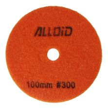 Круг зачистной Alloid Pro, алмазный, шлифовальный, на липучке, 100мм, зерно 300 (DD-63287)