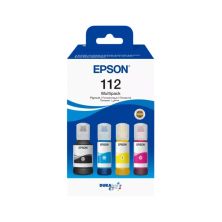 Контейнер з чорнилом Epson 112 EcoTank Multipack (C,M,Y,Bk) pigm (C13T06C64A)
