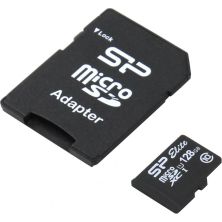 Карта памяти Silicon Power 128Gb microSDXC class 10 (SP128GBSTXBU1V10SP)