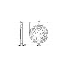 Гальмівний диск Bosch 0 986 479 T37