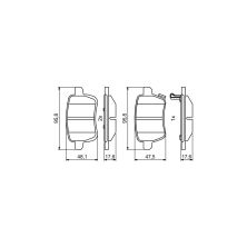 Гальмівні колодки Bosch 0986494802