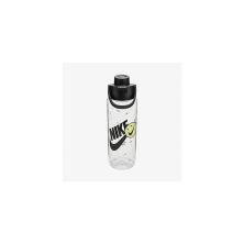 Бутылка для воды Nike TR Renew Recharge Chug Bottle 24 OZ грфічний прозорий, чорний 709 мл N.100.7637.968.24 (887791742391)