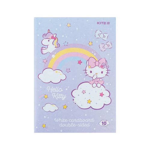 Белый картон Kite A4 Hello Kitty 10 листов (HK24-254)