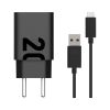 Зарядний пристрій Motorola 20W USB-A + cable 1m USB-C (SJMC202-C) (1060547) - Зображення 1