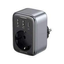 Зарядное устройство Ugreen 3xUSB 30W Outlet Extender (2хUSB-A+USB-C) CD314 (90613)