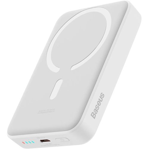 Батарея универсальная Baseus Magnetic Mini 10000mAh 30W, White (PPCX110002\PPCXM1030) (P10022105212-01)