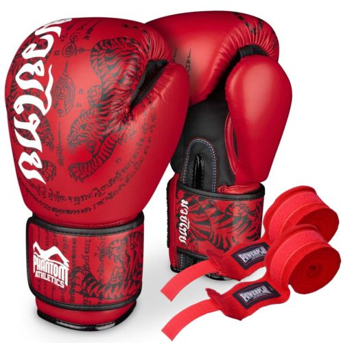 Боксерські рукавички Phantom Muay Thai Red 10 унцій (PHBG2505-10)