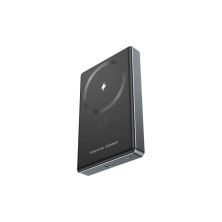 Батарея универсальная Choetech Magnetic Wireless 10000mAh 20W, PD, Qi-15W, USB-C In/Out, Ultra-thin, Black (B739-CCBK)