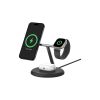 Зарядное устройство Belkin 3in1 Magnetic Adjustable Pad Qi2 15W Black (WIZ023VFBK) - Изображение 1