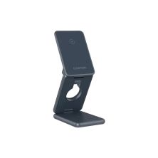 Зарядное устройство Canyon Foldable wireless charger 15W 3in1 Metal (CNS-WCS309M)