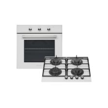 Комплект встраиваемой техники GRANADO GEO 62-0200 white + GGH 62-104 white glass
