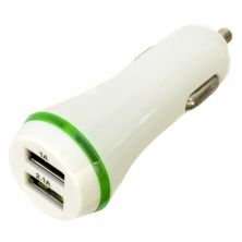 Зарядное устройство Patron 2xUSB 2A/1A white (PN-2USB-CAR-WH) Зарядное устройство Patron 2xUSB 2A/1A white (PN-2USB-CAR-WH)