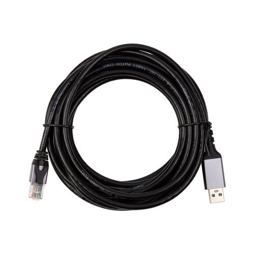Дата кабель USB AM to RJ45 Ethernet 5.0m CAT6 UTP PowerPlant (CA915002)