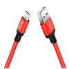 Дата кабель USB 2.0 AM to Micro 5P 1.0m X14 red HOCO (6957531062851) - Зображення 1