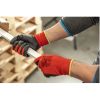 Защитные перчатки Hoegert RODER HT5K750-11 с вспененным латексом темно-красные, 11 (HT5K750-11) - Изображение 2