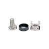 Кріплення для 19 обладнання (гвинт M6/20мм, гайка, шайба) black, комплект (пак=100 шт) Crosver (RMSK-M6-20-BZ / 285524) - Зображення 2