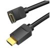 Кабель мультимедійний HDMI M to HDMI M 3.0m V2.0 4K60Hz 90° corner black Vention (AARBI) - Зображення 2