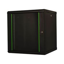 Шафа настінна Lande Proline 12U 19 600x600, скло, чорна (LN-PR12U6060-BL-111)