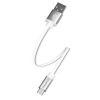 Дата кабель USB 2.0 AM to Micro 5P 0.25m white ColorWay (CW-CBUM-MUM25W) - Изображение 1