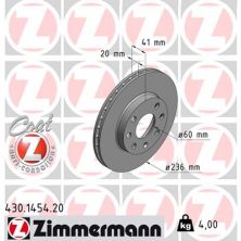 Гальмівний диск ZIMMERMANN 430.1454.20