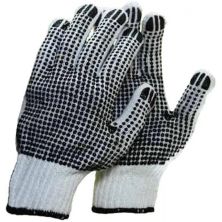 Защитные перчатки Werk ХБ натур., Черная точка 2 стороны WE2119H (WE2119H)