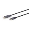 Кабель мультимедійний DisplayPort to HDMI 1.8m 4K 60Hz Cablexpert (CC-DP-HDMI-4K-6) - Зображення 1