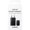 Зарядное устройство Samsung 15W Power Adapter (w/o cable) Black (EP-T1510NBEGRU) - Изображение 3