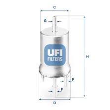 Фильтр топливный UFI 31.832.00