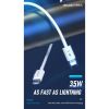 Дата кабель USB-C to Lightning 1.0m PD-B84i 35W Proda (PD-B84i-WHT) - Зображення 2