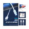 Дата кабель USB-C to Lightning 1.0m PD-B84i 35W Proda (PD-B84i-WHT) - Зображення 3