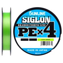 Шнур Sunline Siglon PE н4 150m 0.6/0.132mm 10lb/4.5kg Light Green (1658.09.04)