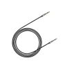 Кабель мультимедійний Jack 3.5mm Yiven M30 M/M 1.5m silver-black Baseus (CAM30-CS1) - Зображення 1