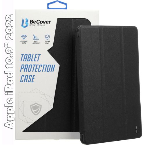 Чохол до планшета BeCover Smart Case Apple iPad 10.9 2022 Black (709189)