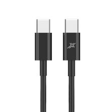 Дата кабель USB-C to USB-C 1.0m 20W CC-03B Black Grand-X (CC-03B)