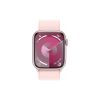 Смарт-годинник Apple Watch Series 9 GPS 41mm Pink Aluminium Case with Light Pink Sport Loop (MR953QP/A) - Зображення 1