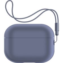 Чехол для наушников Armorstandart Silicone Case with straps для Apple Airpods Pro 2 Dark Purple (ARM68611)