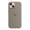 Чохол до мобільного телефона Apple iPhone 15 Silicone Case with MagSafe Clay (MT0Q3ZM/A) - Зображення 1