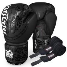 Боксерські рукавички Phantom Muay Thai Black 16 унцій (PHBG2329-16)